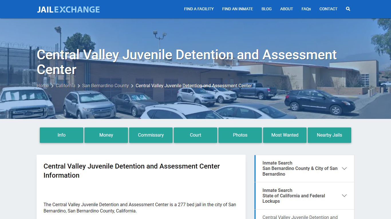 Central Valley Juvenile Detention and Assessment Center - Jail Exchange